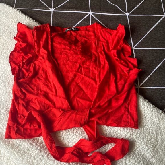 shein tie front top - Picture 2 of 2